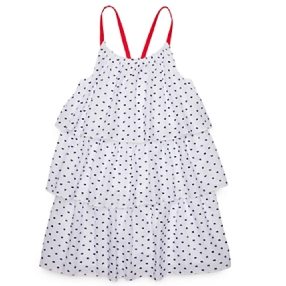 Crown & Ivy White Tiered Girl’s Dress